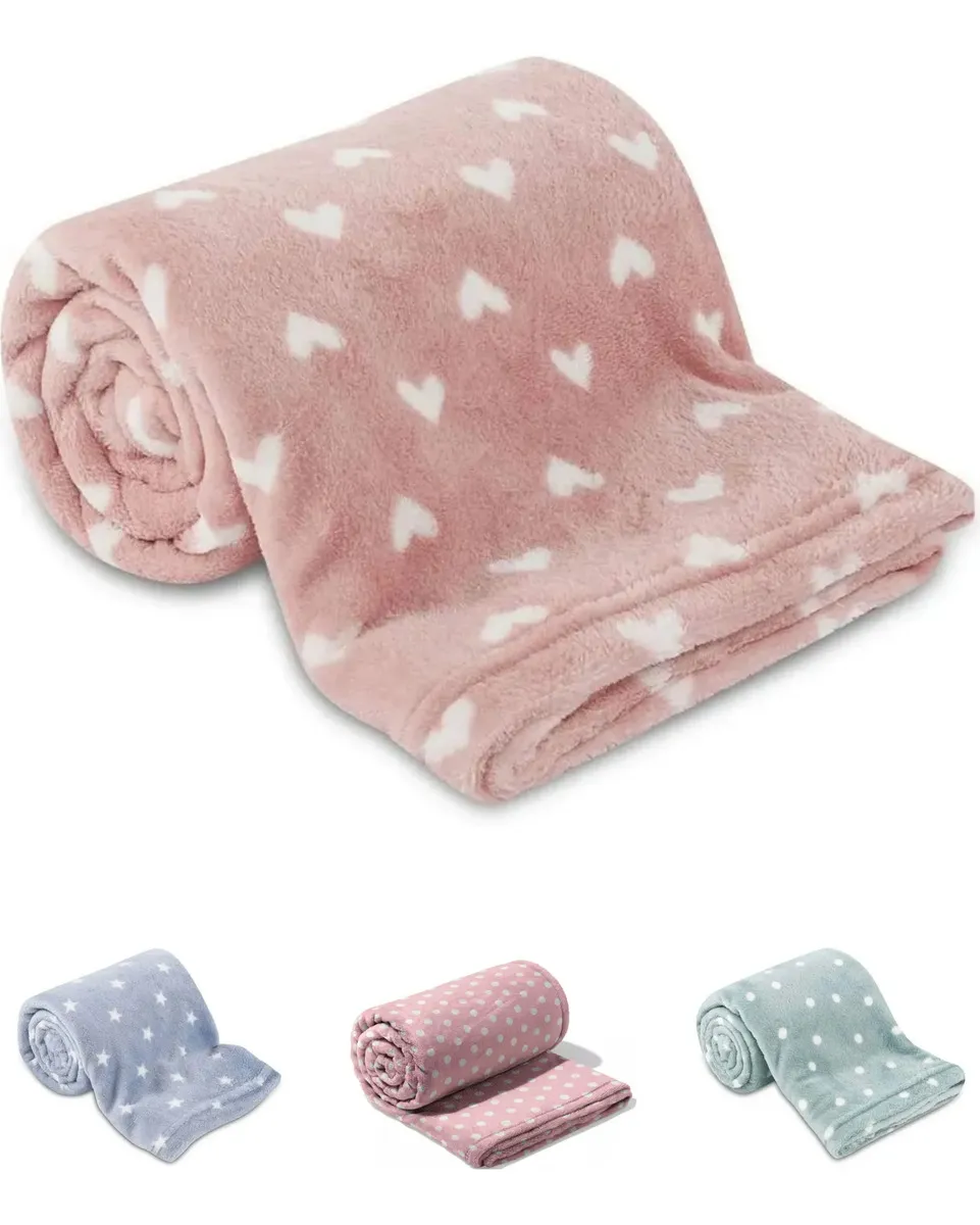 Manta de fleece toque macio (90 x 110 cm)